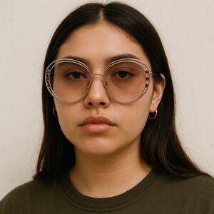 Chloé "Delilah" Metal Aviator Sunglasses - EUC - Retail: $430